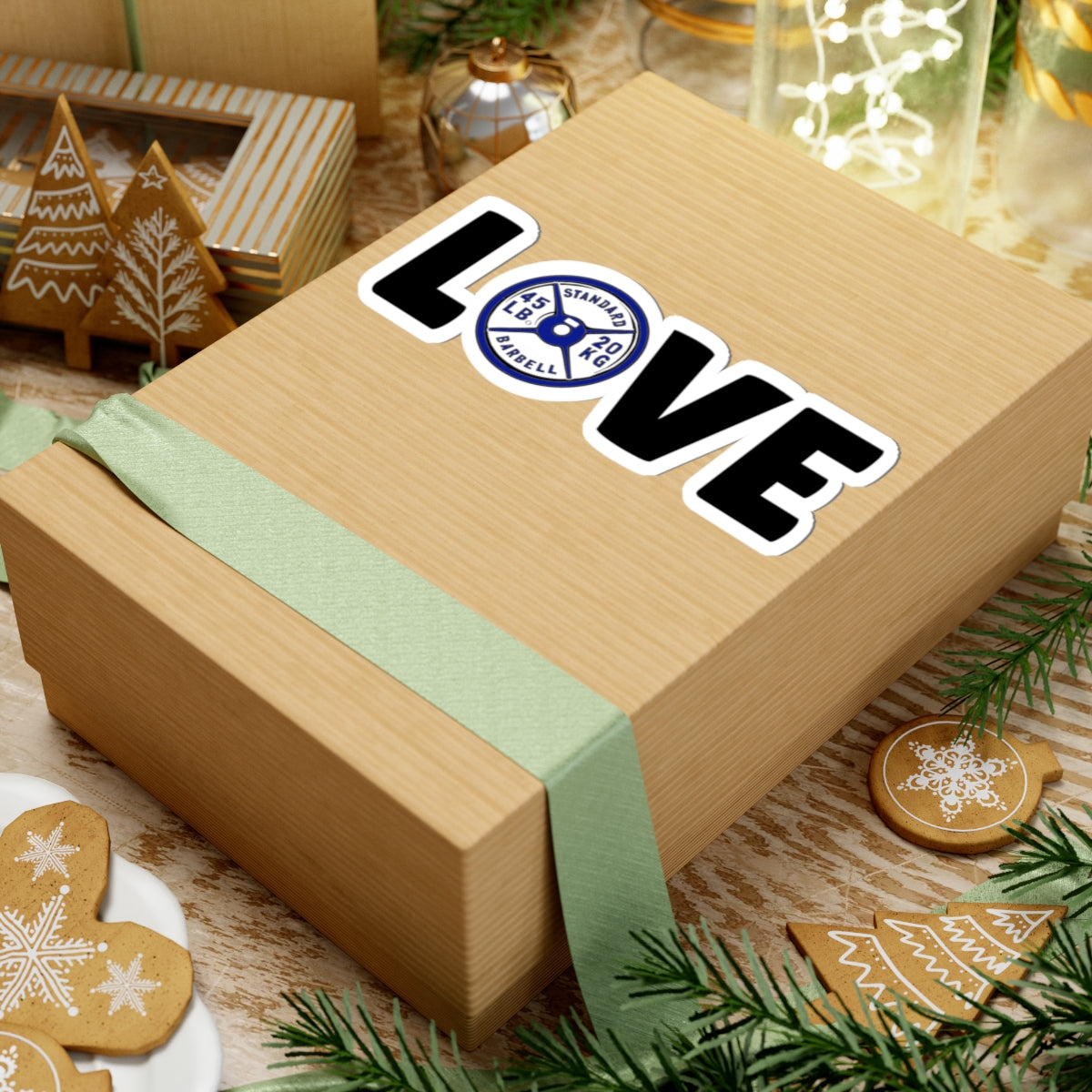 Love Weight Plate Sticker