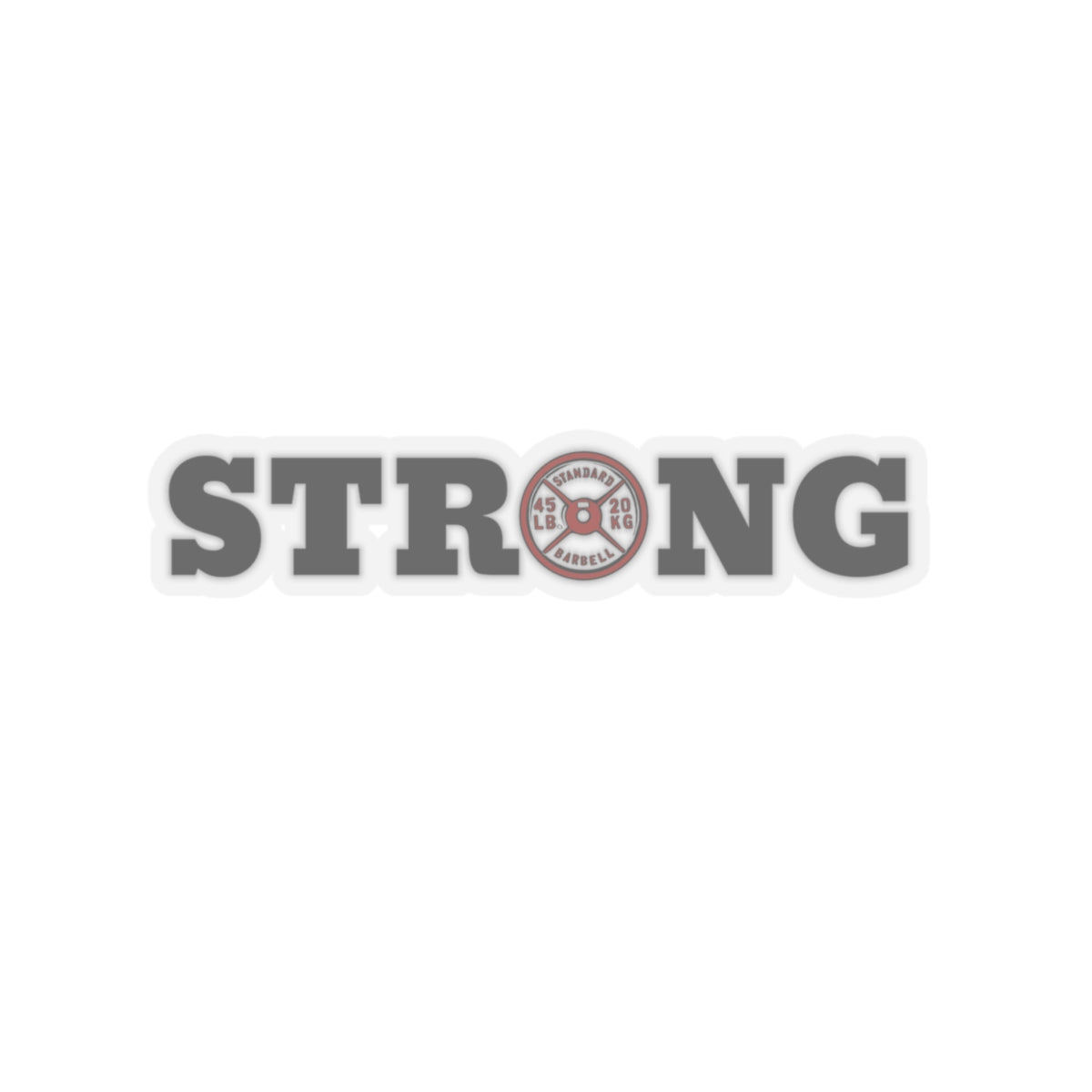Strong Weight Plate Sticker