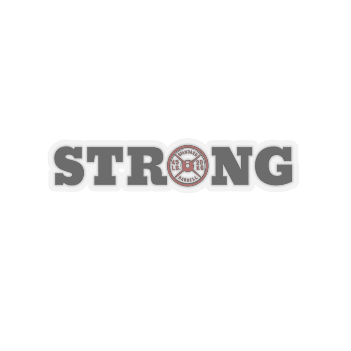 Strong Weight Plate Sticker
