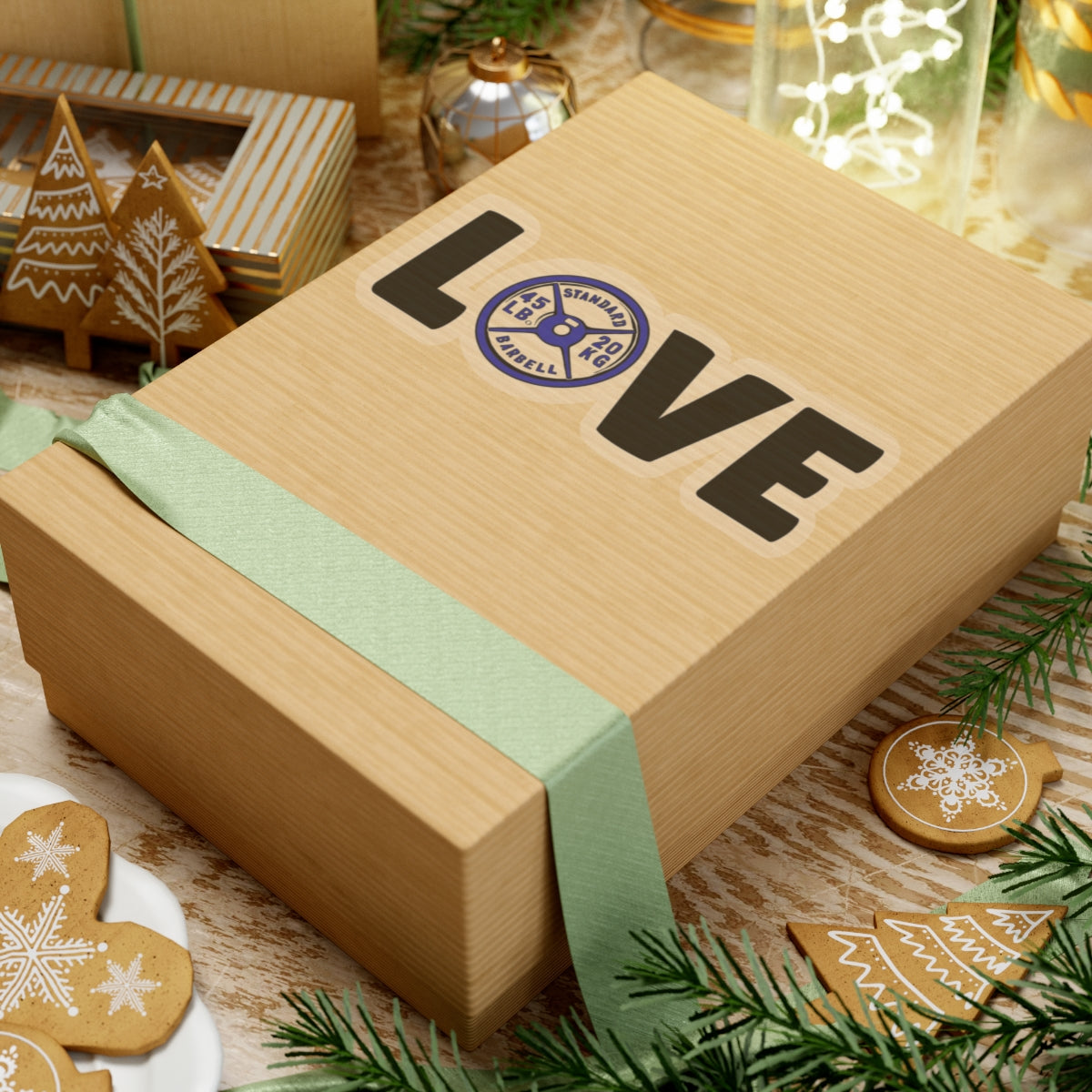 Love Weight Plate Sticker